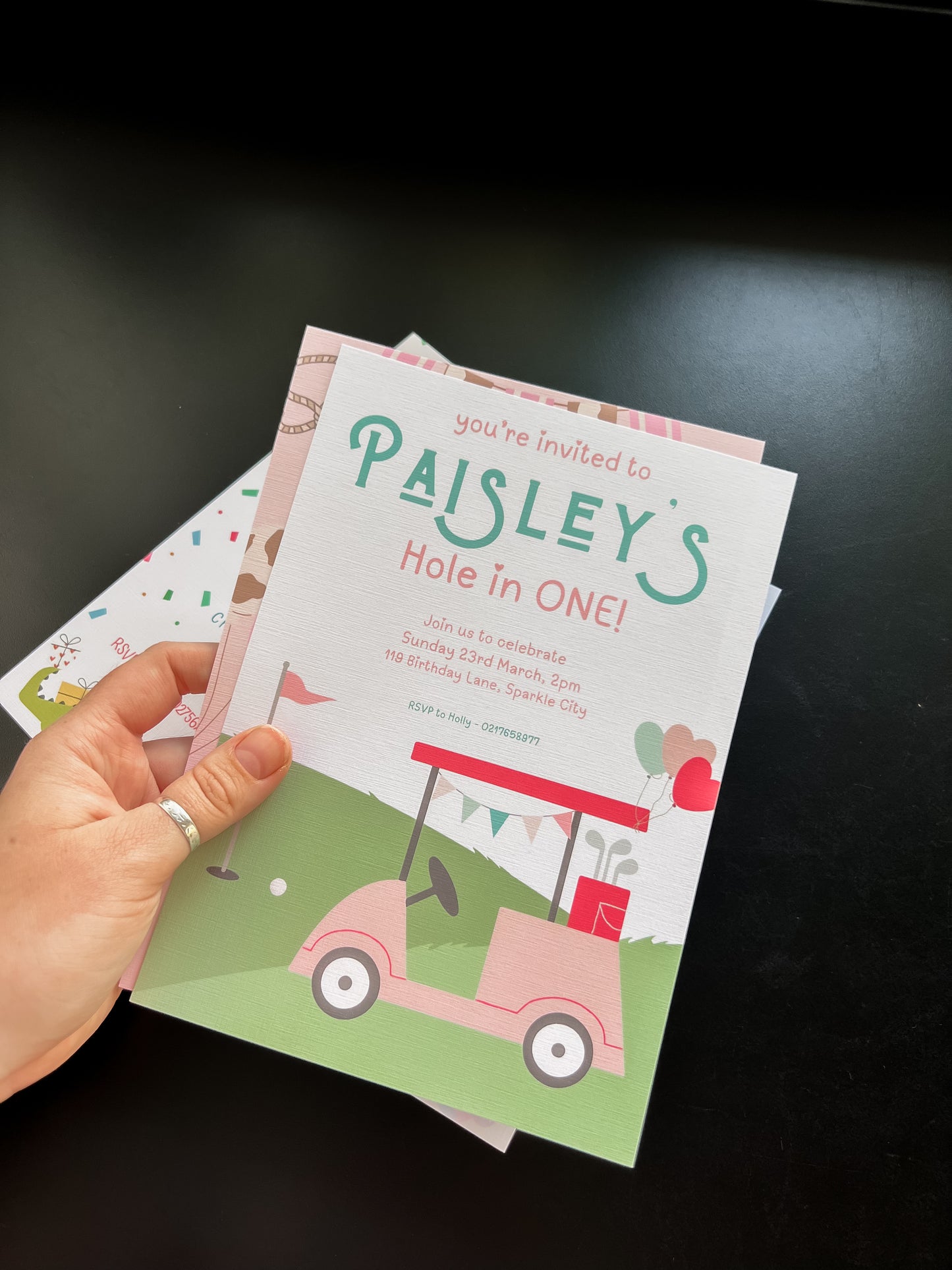 Hole in One Party Invitation