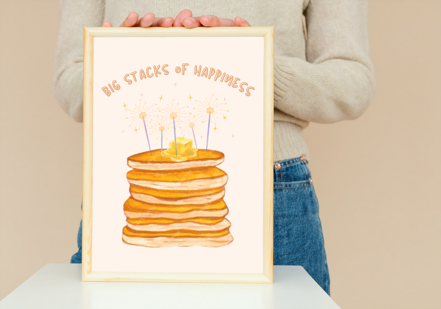 Stacks of Happiness Print