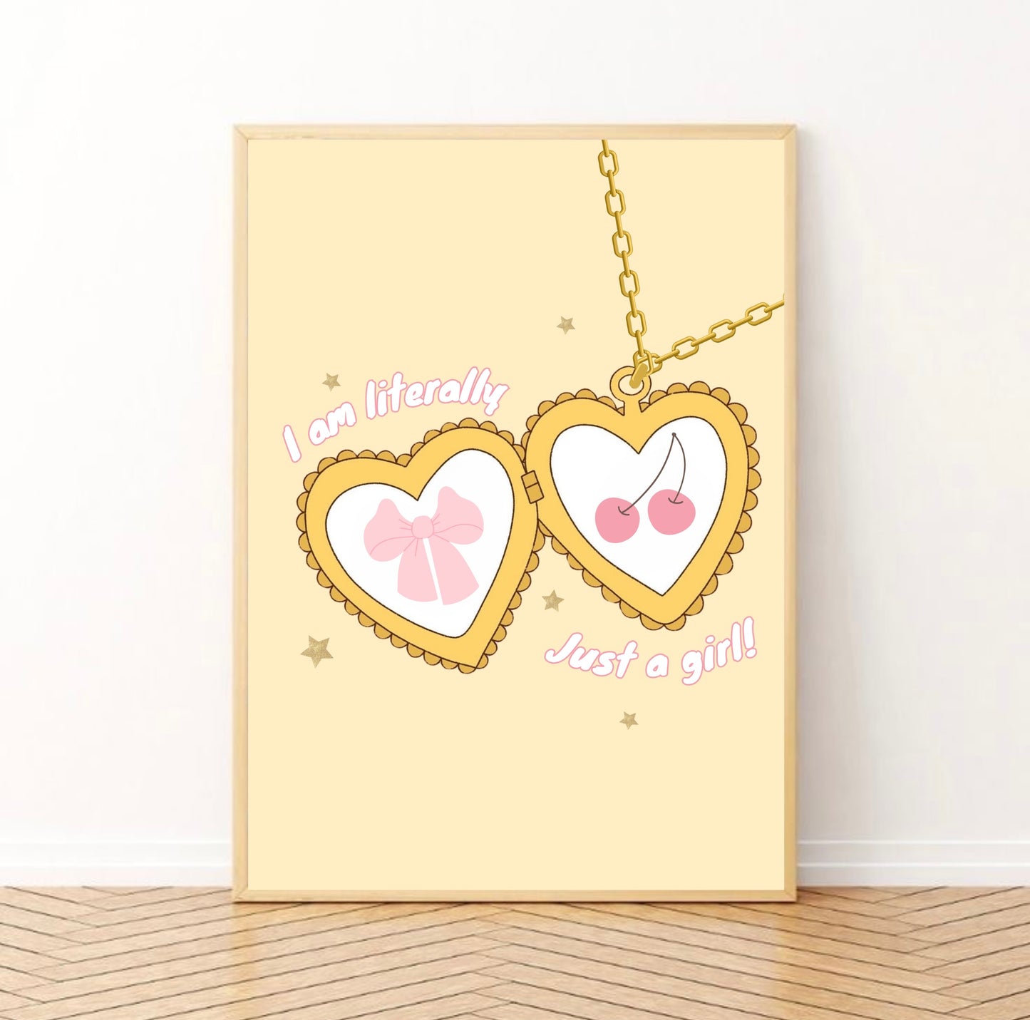 Just a Girl Print