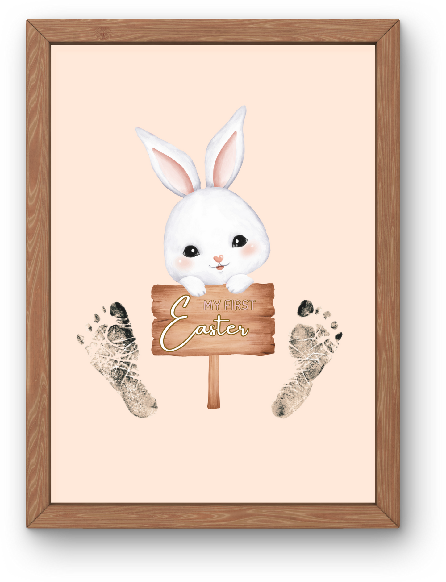 My First Easter Feet Print