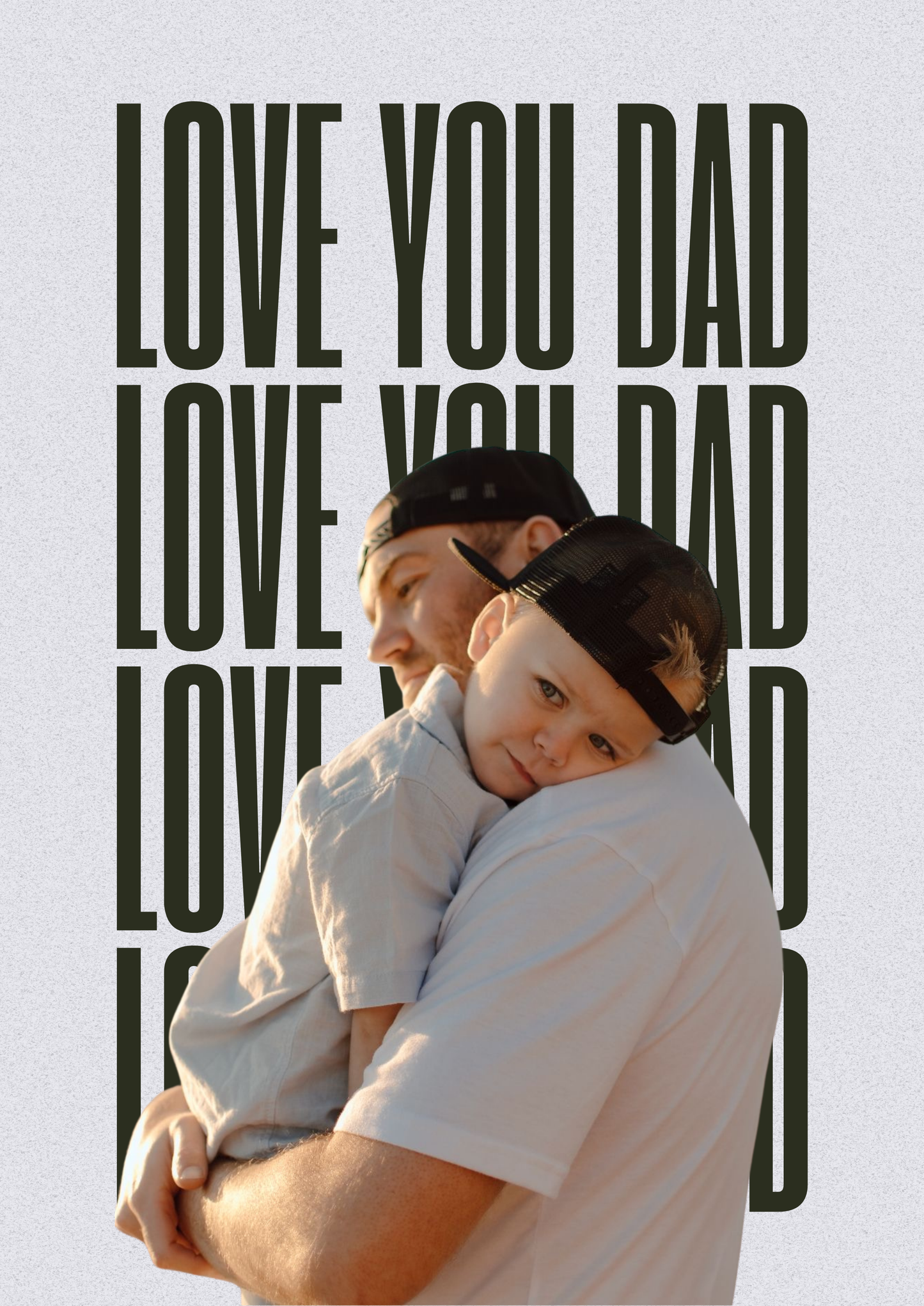 Dad Portrait Print