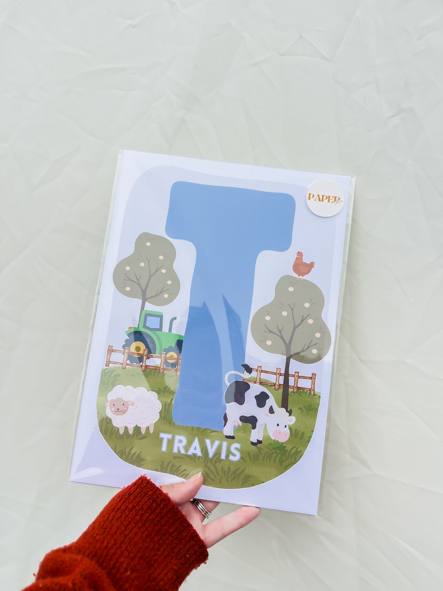 Farm Initial Print