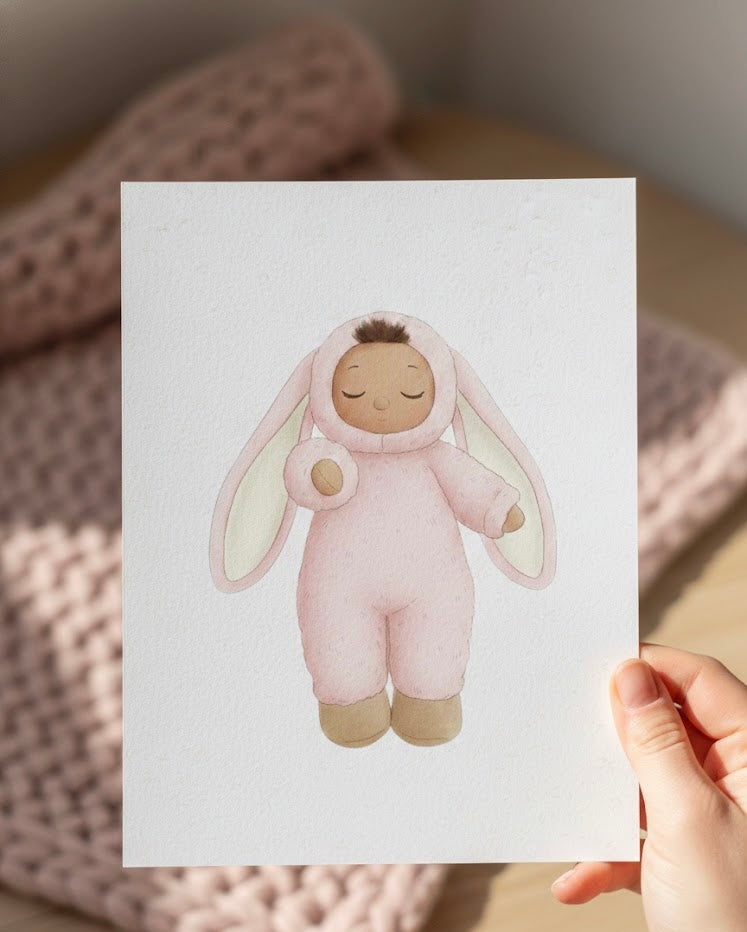 Personalised Stuffie Illustration - Custom Toy Print