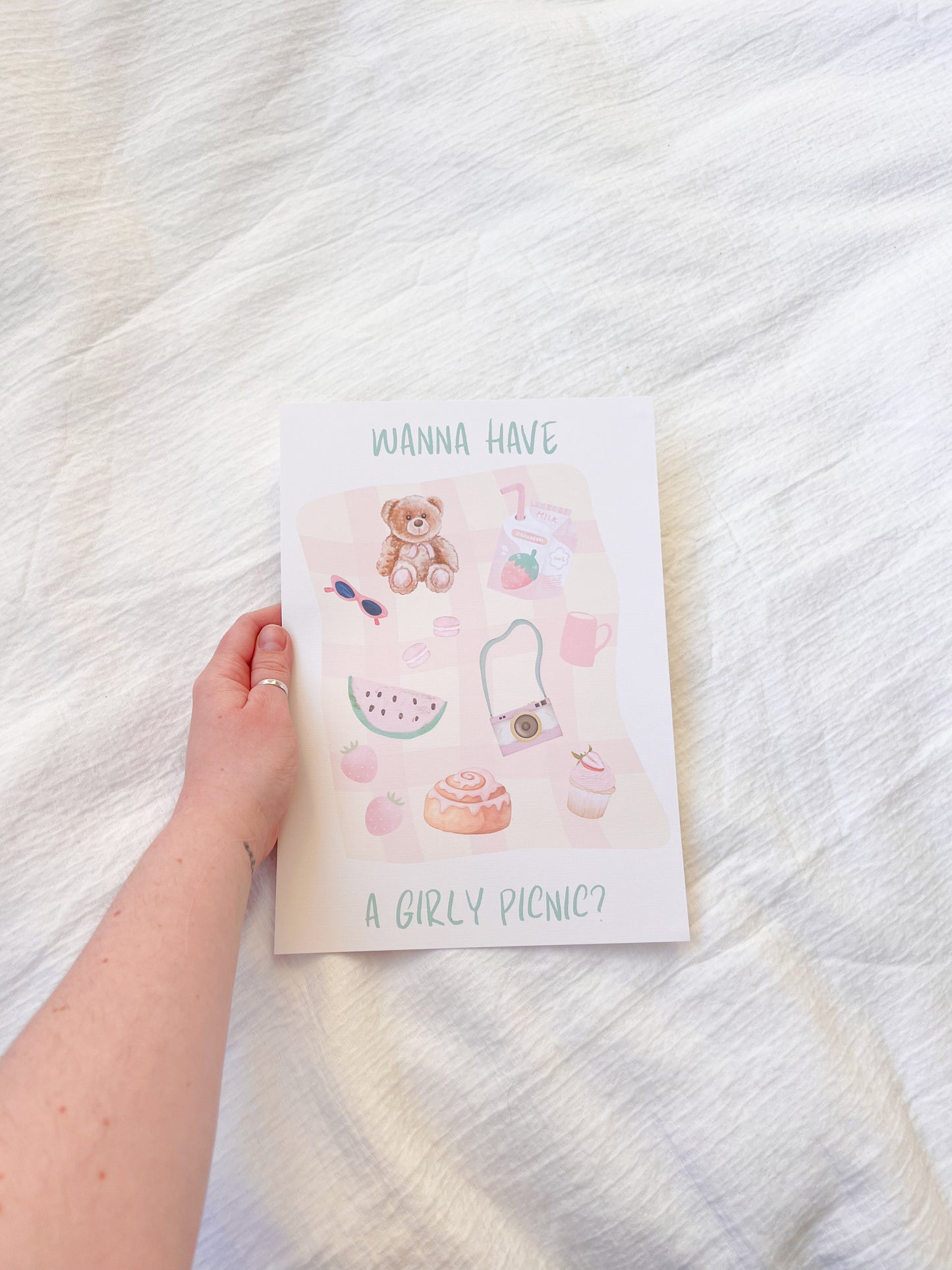 Girly Picnic Print