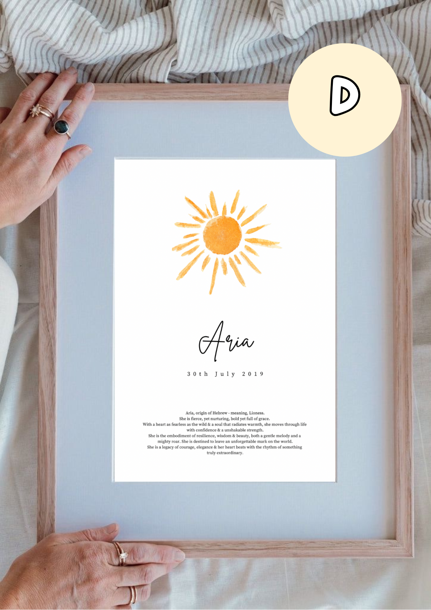 Name Story Print