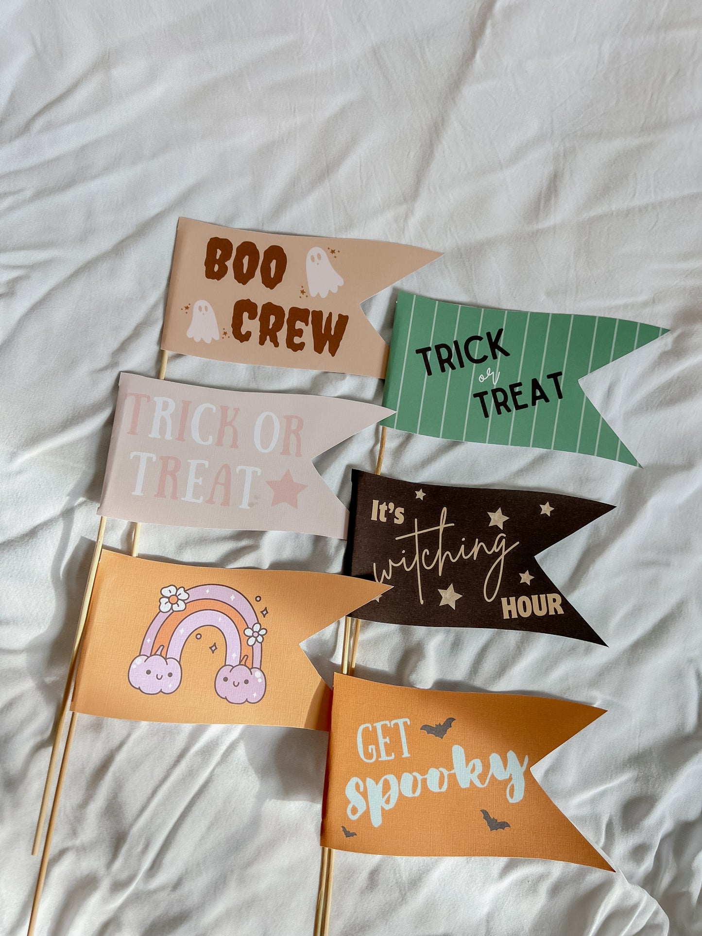 Halloween Pennant Flags