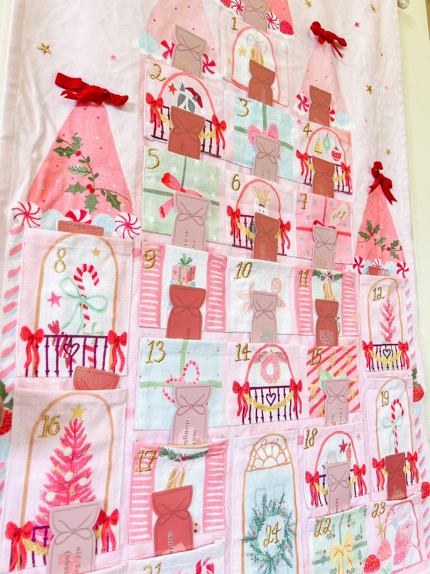 Christmas Cracker Advent Calendar Cards