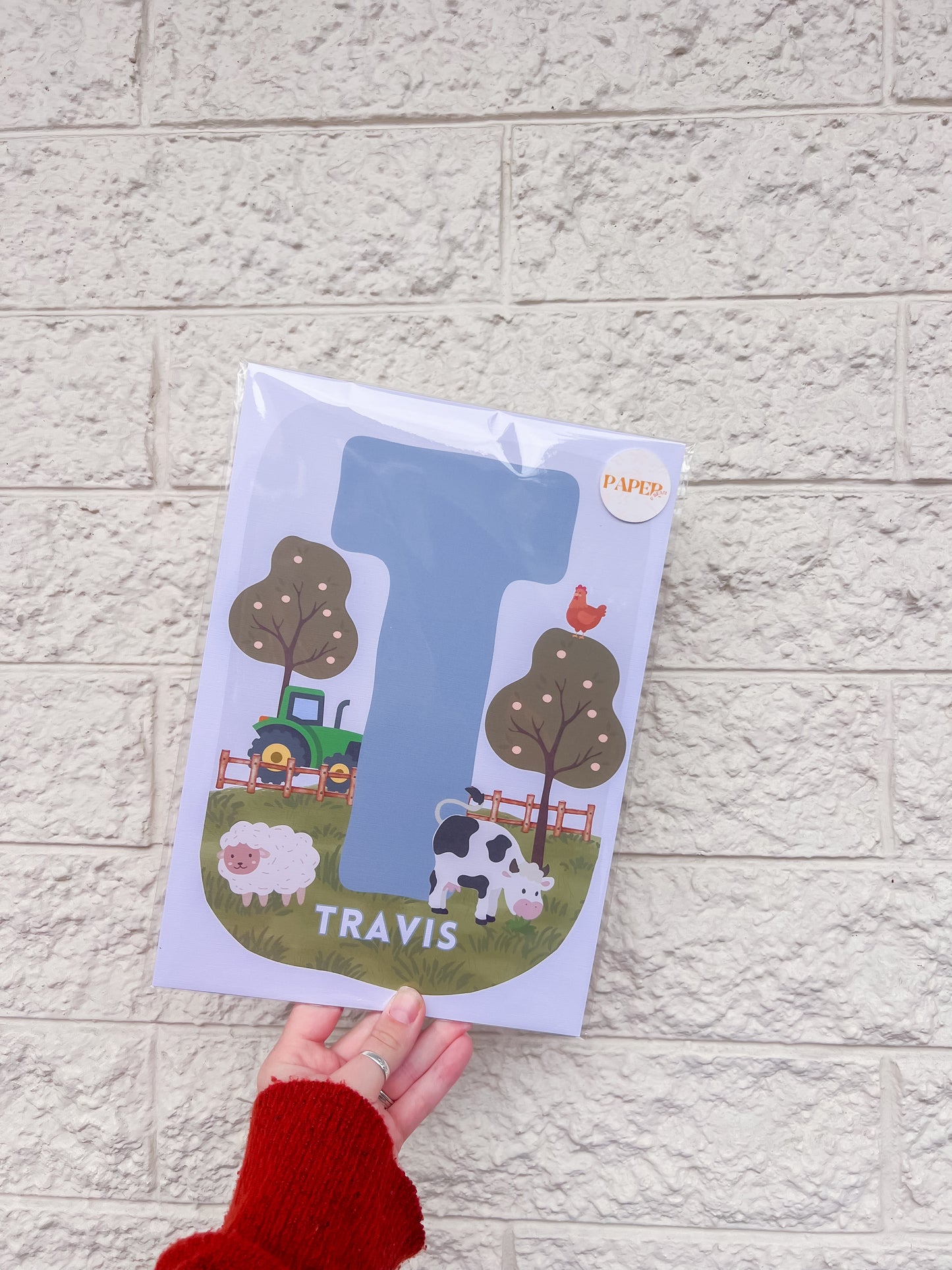 Farm Initial Print