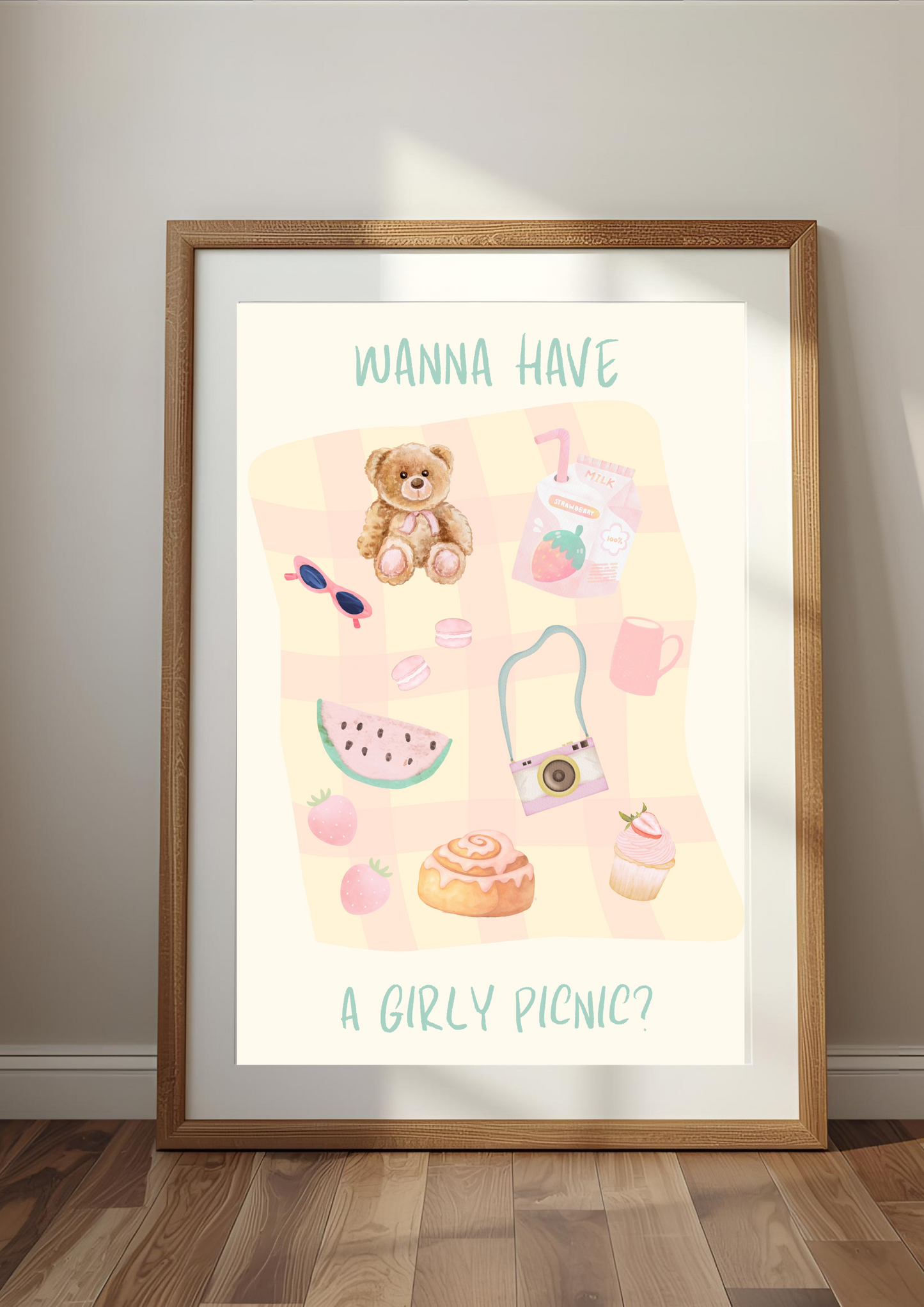 Girly Picnic Print