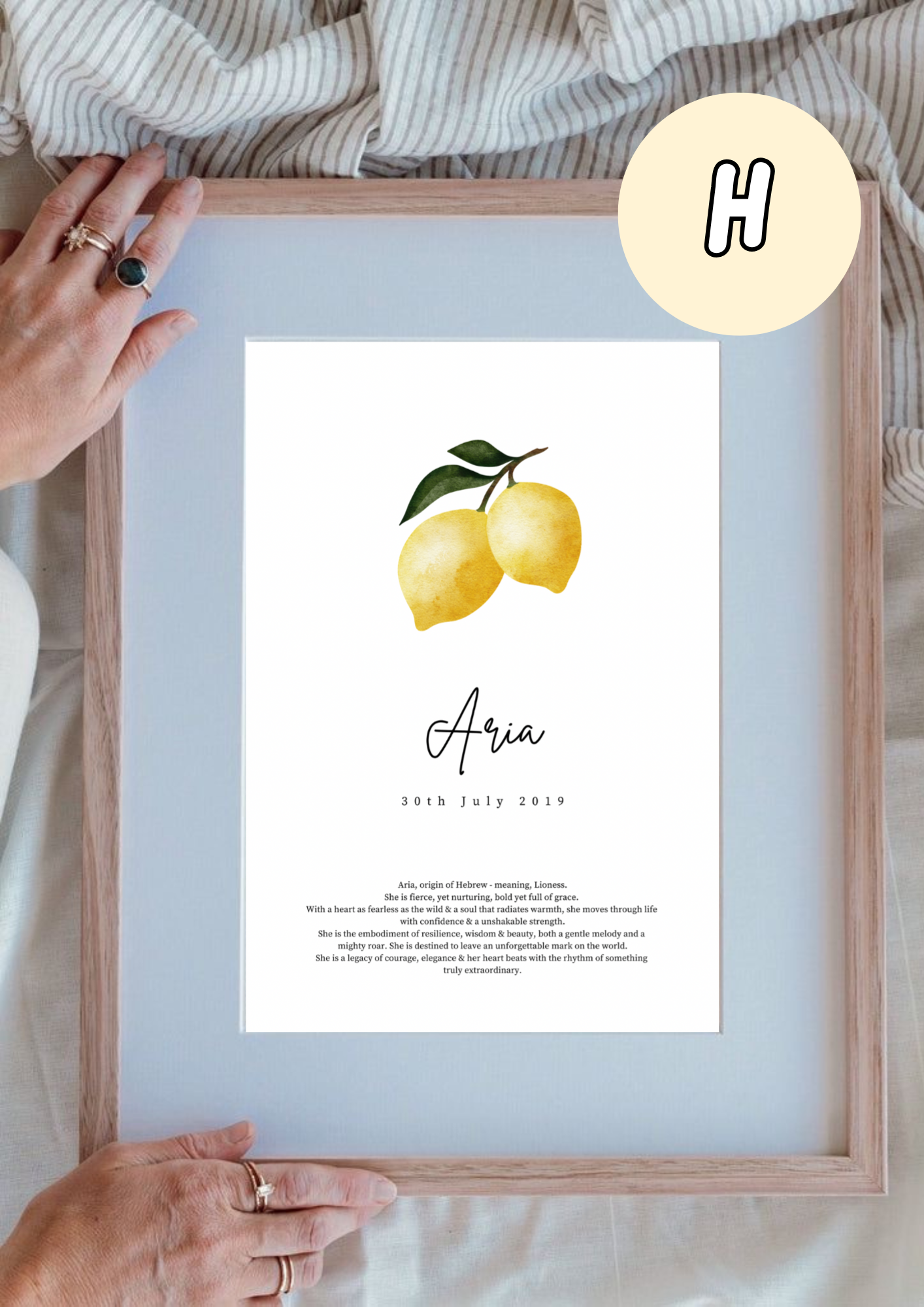 Name Story Print
