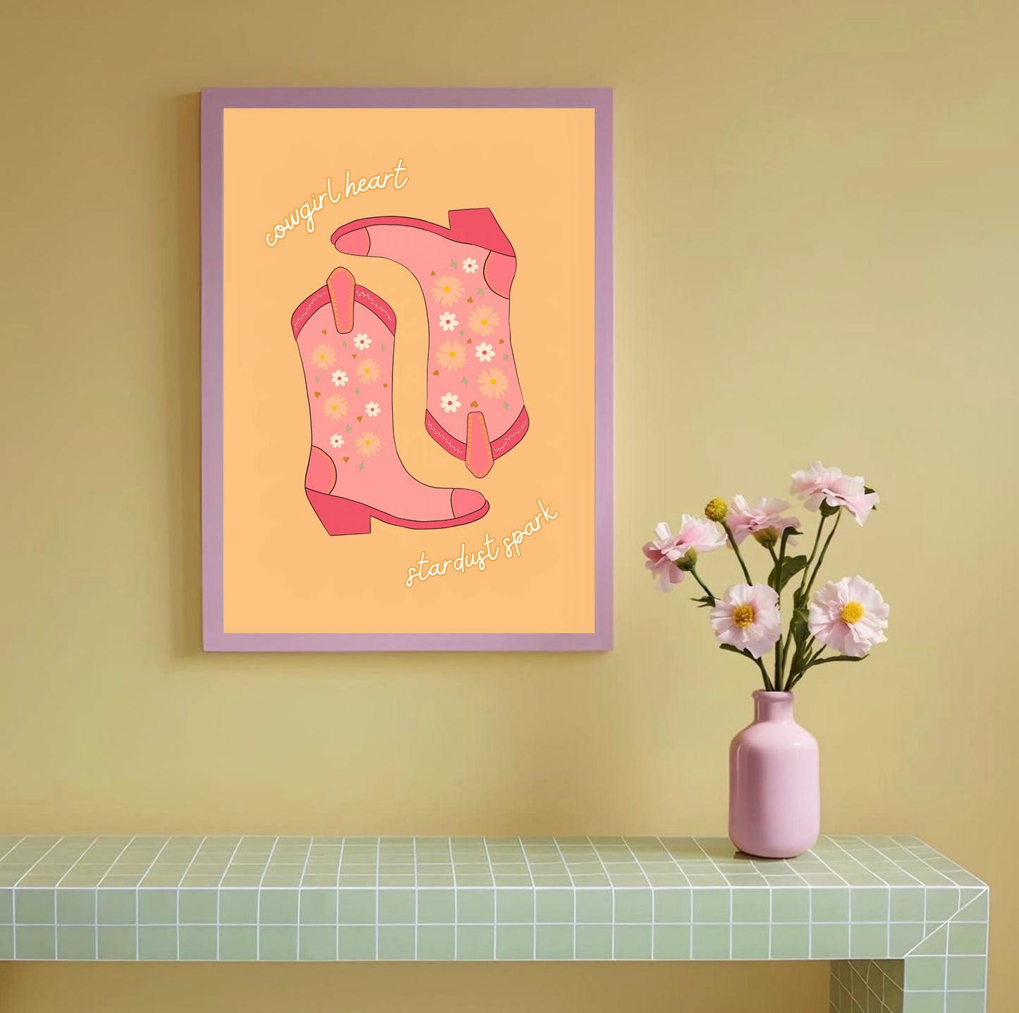 Cowgirl Heart Print
