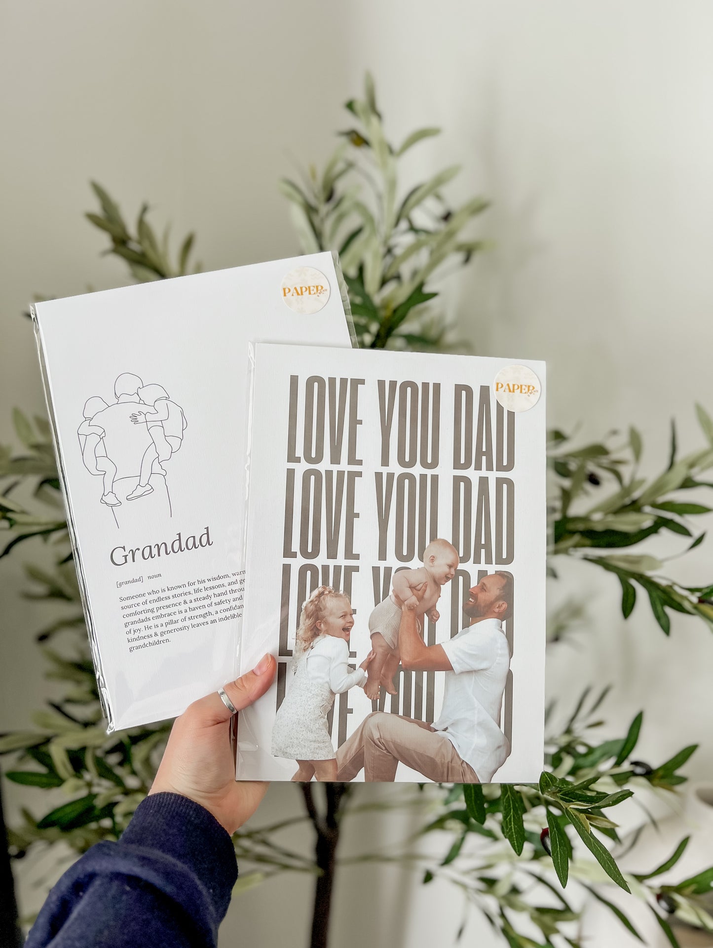 Dad Portrait Print