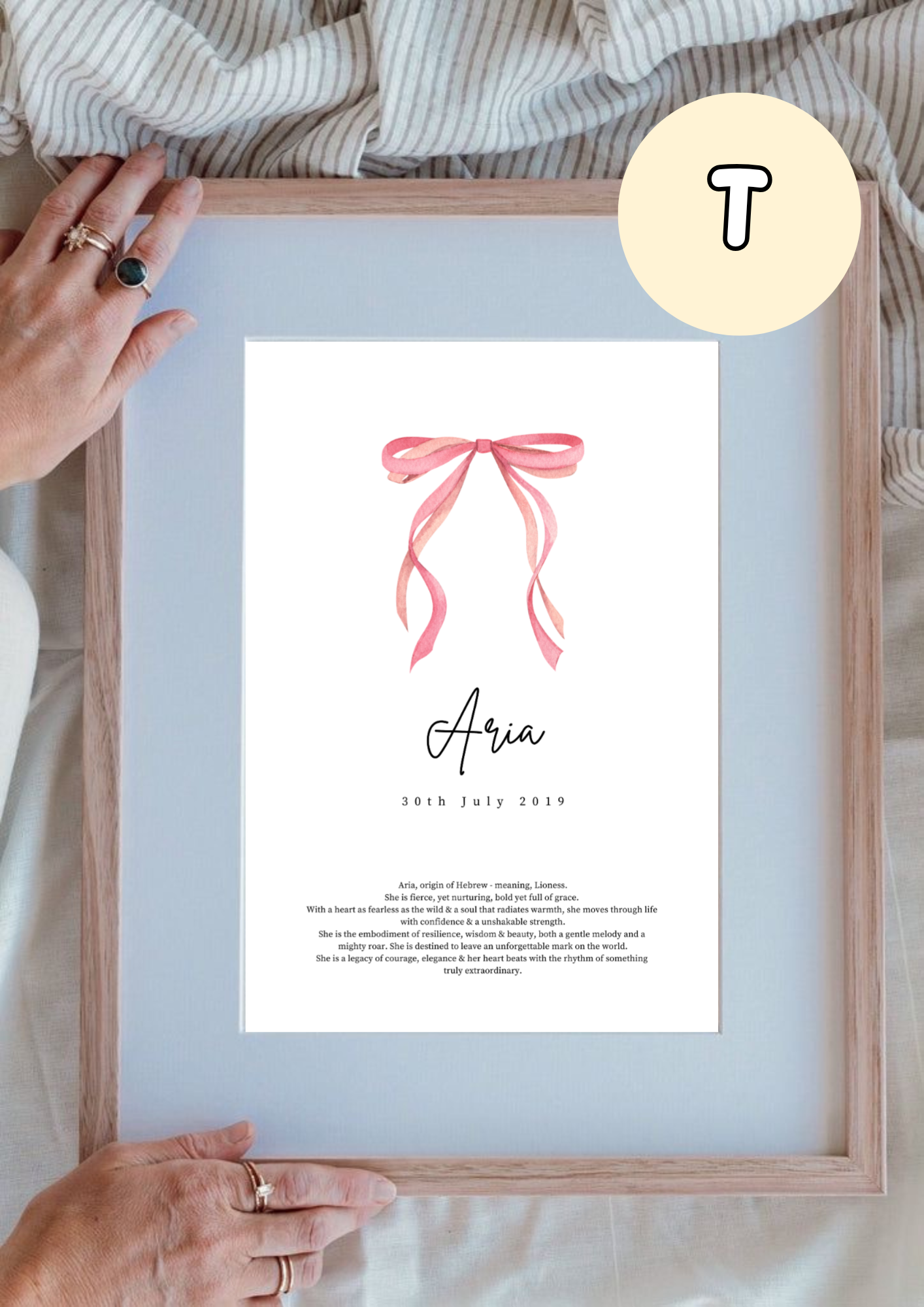 Name Story Print