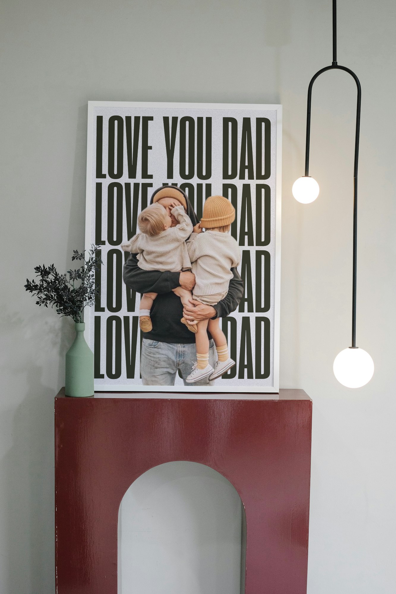 Dad Portrait Print