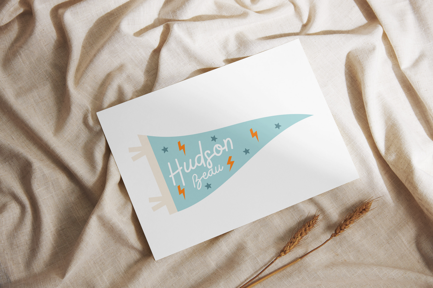 Pennant Banner Name print