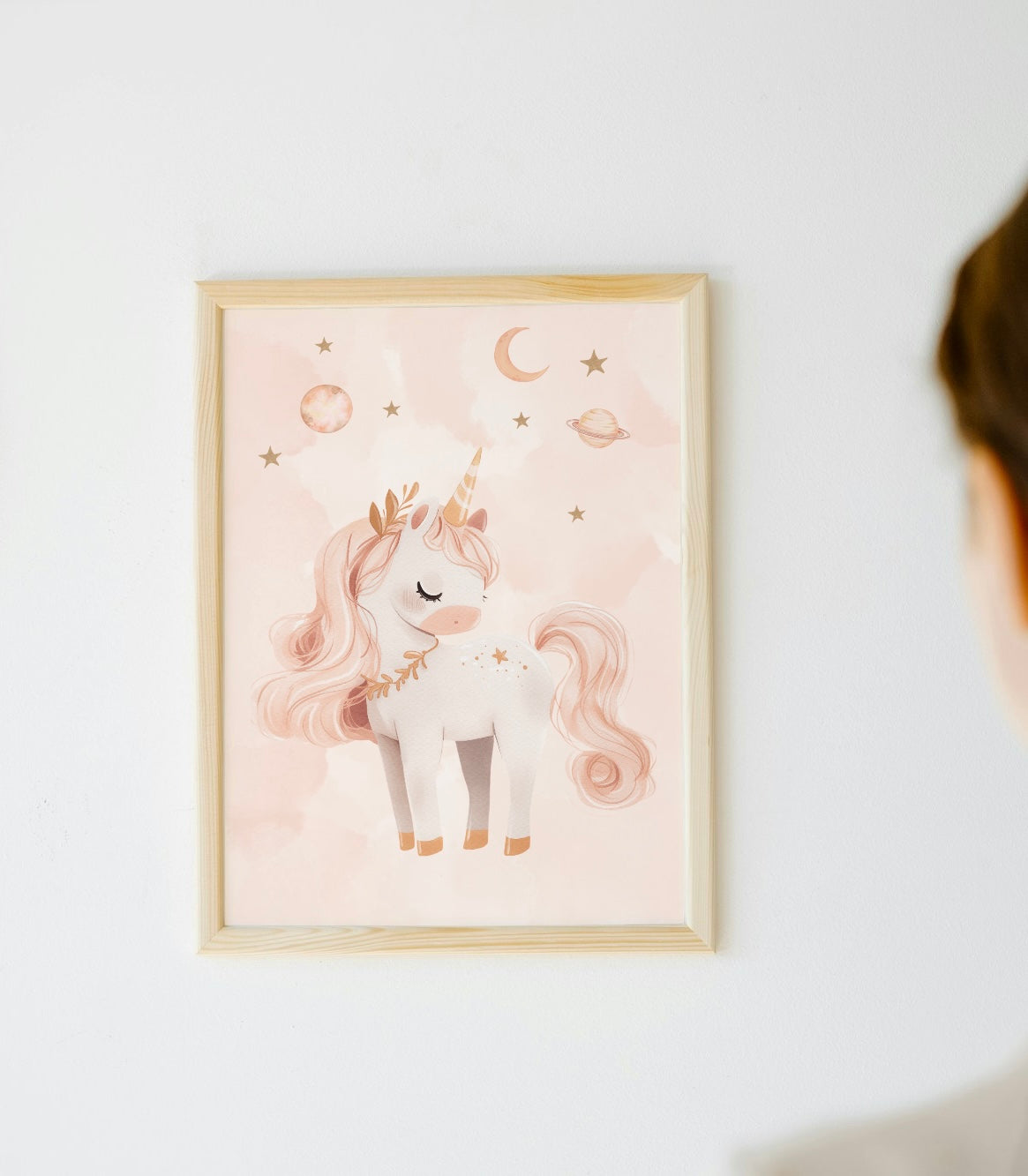 Galaxy Unicorn Print