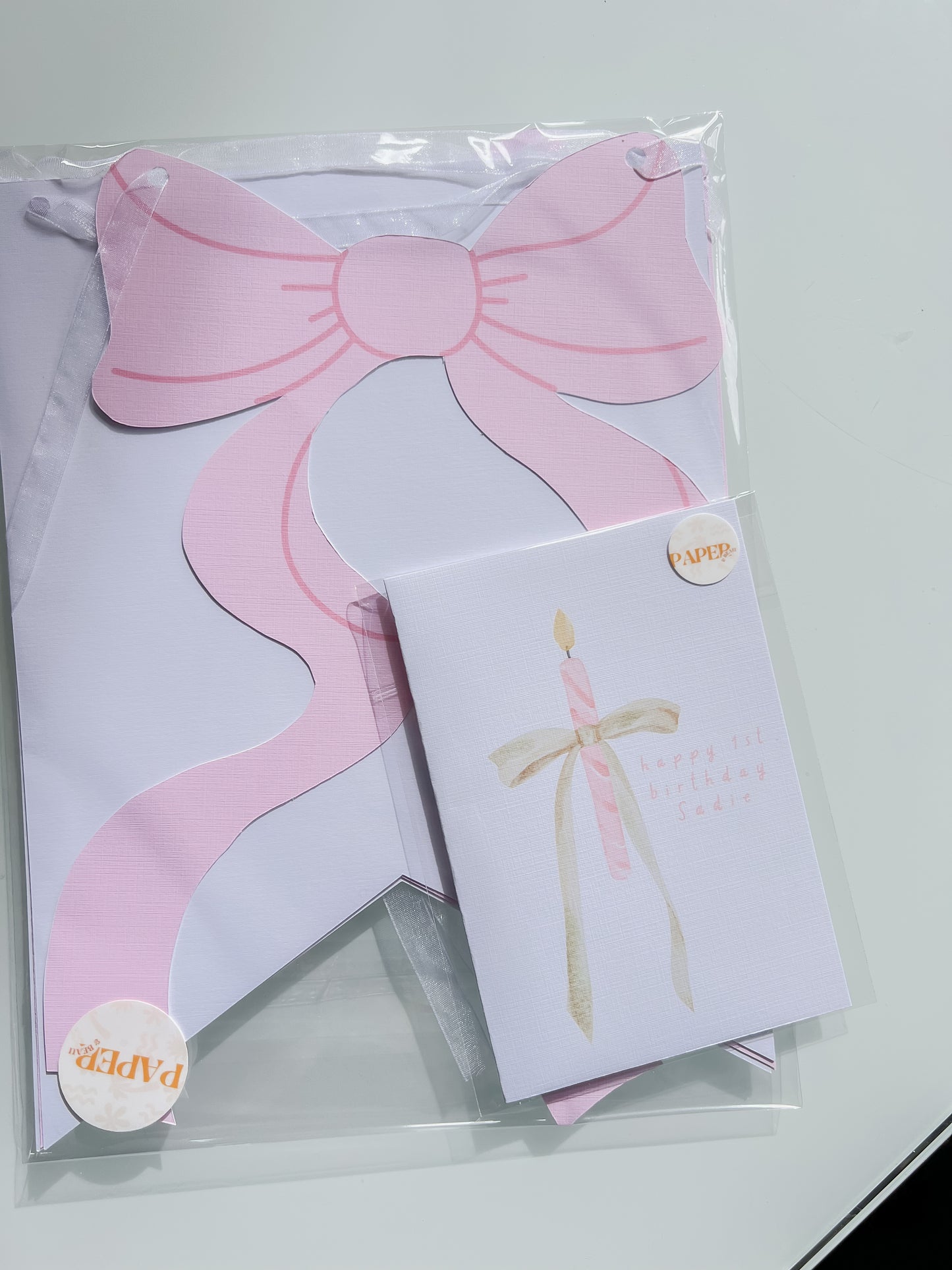 Bow Birthday Card