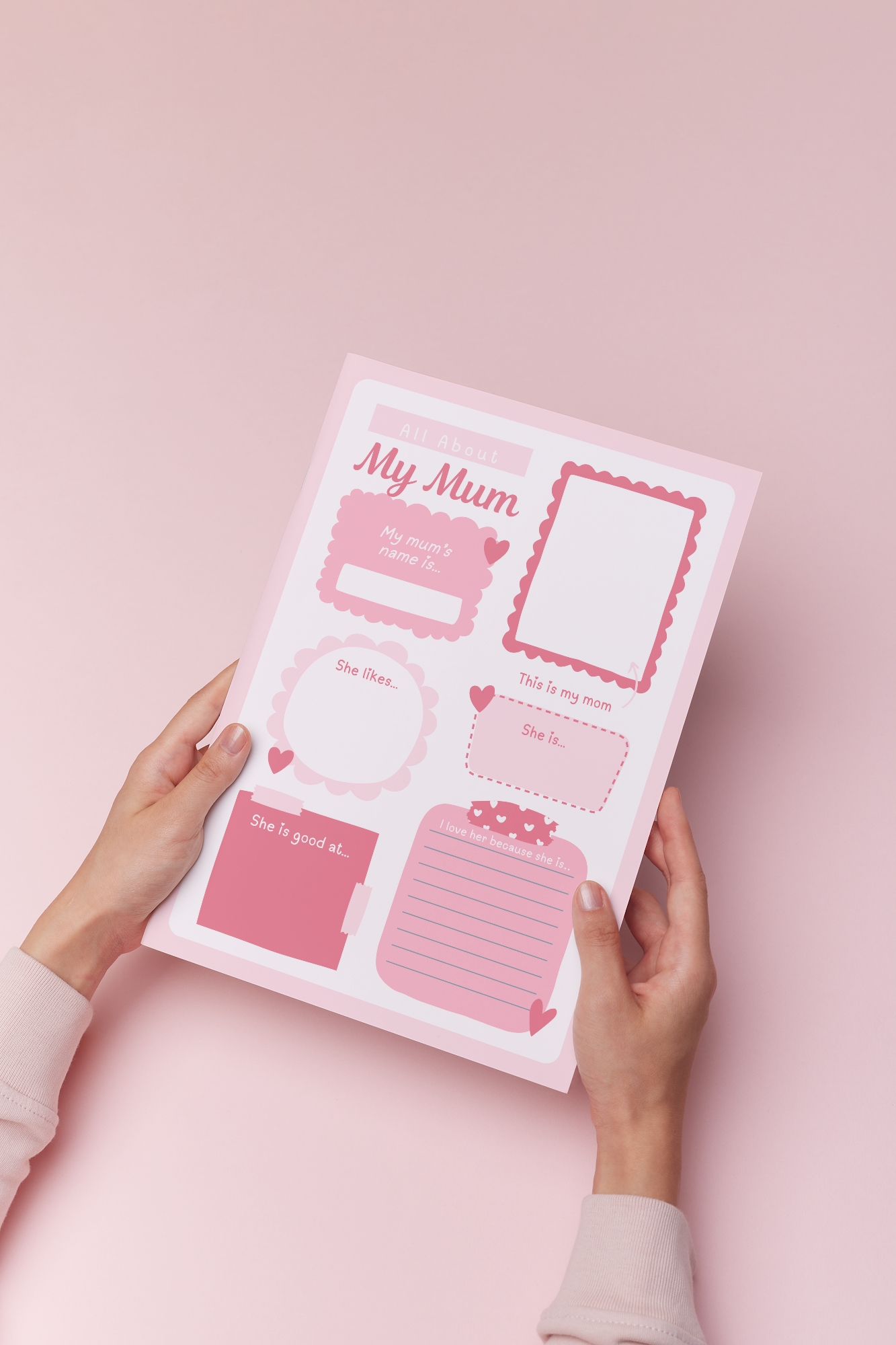 All About Mum Printable