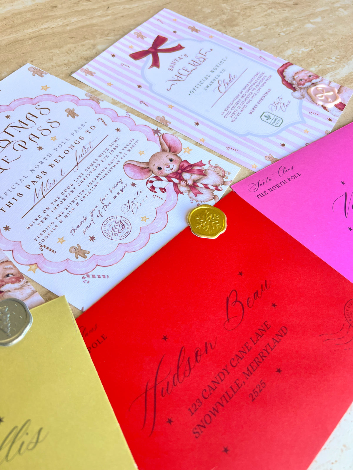 Nice List Letter Set