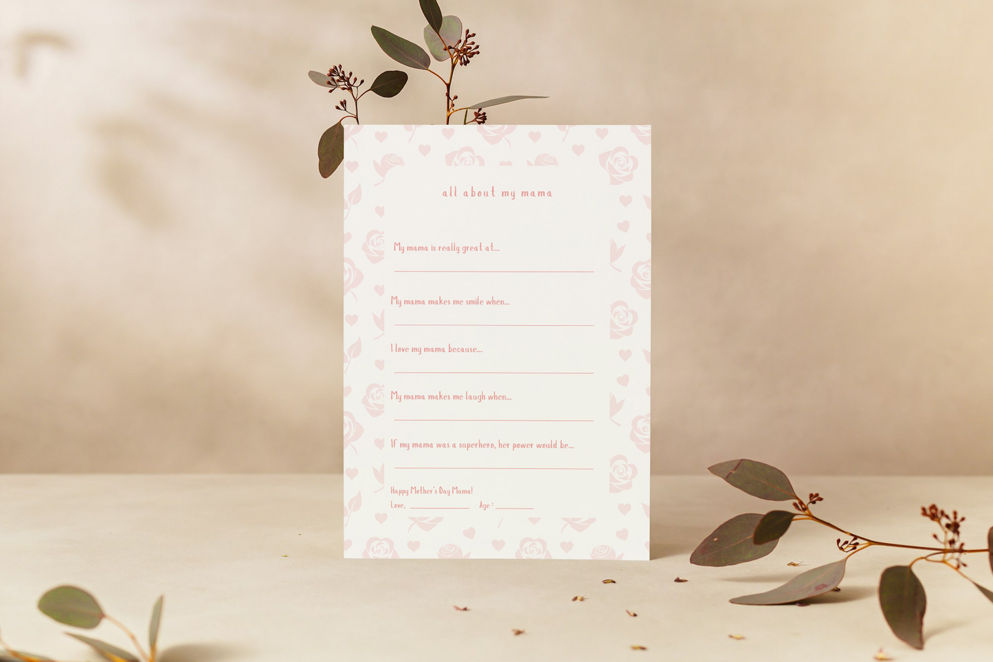 All About Mama Print