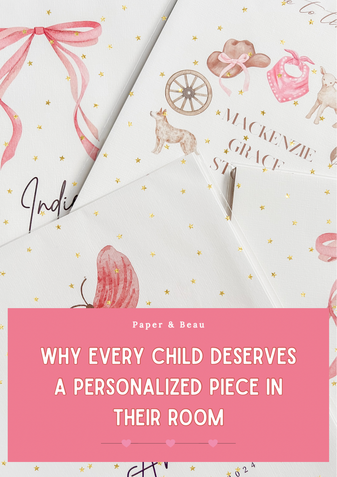 Why Every Child Deserves a Personalised Piece In Their Room!
