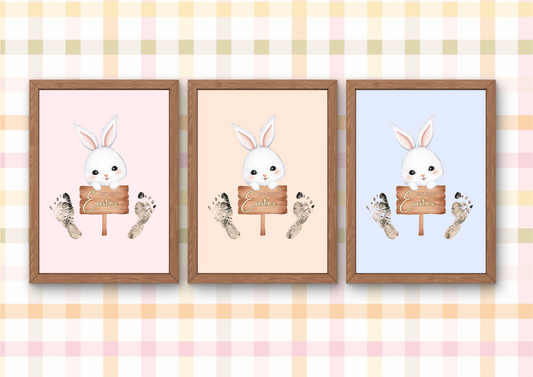 My First Easter Feet Print