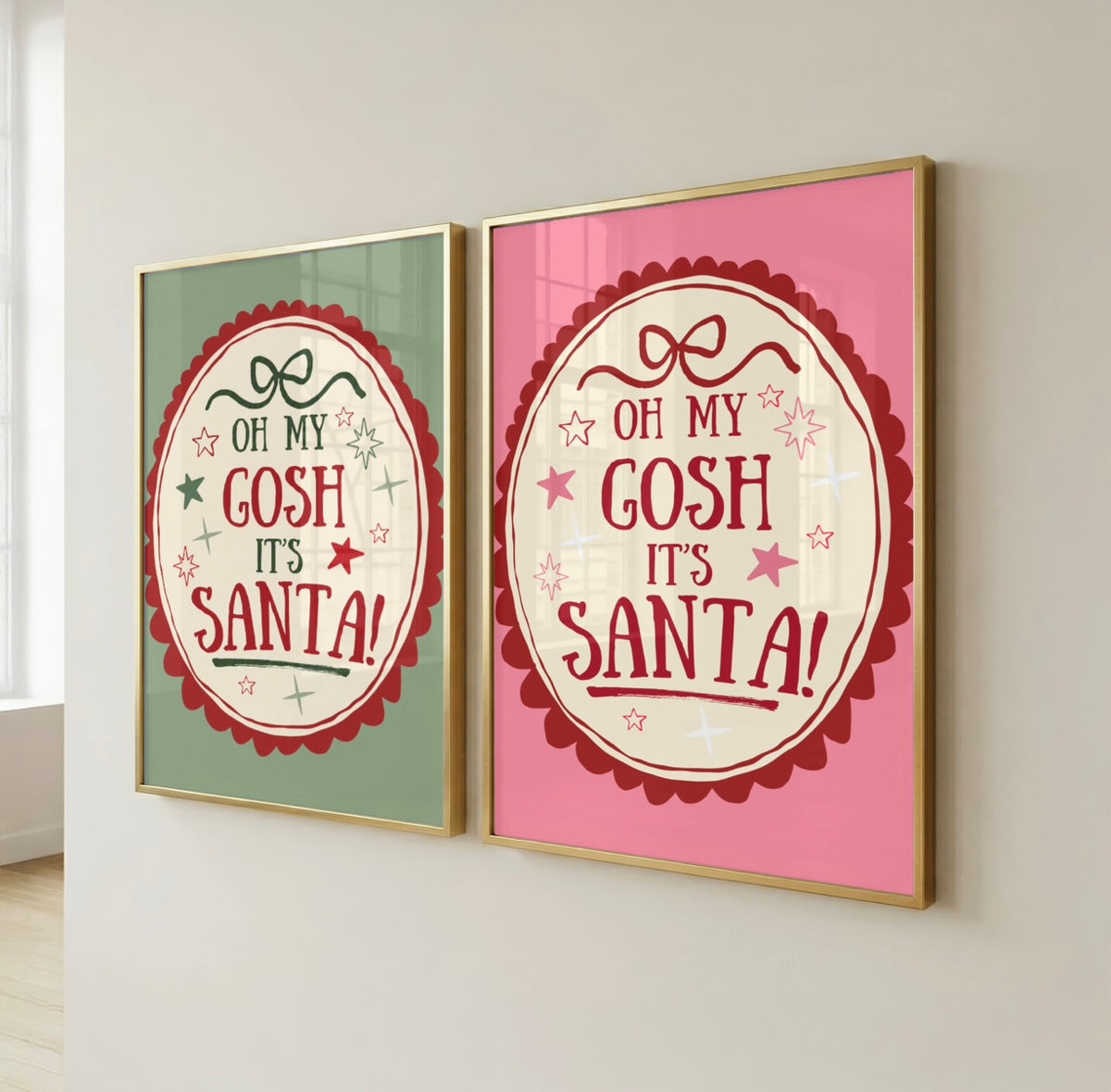 It’s Santa Print