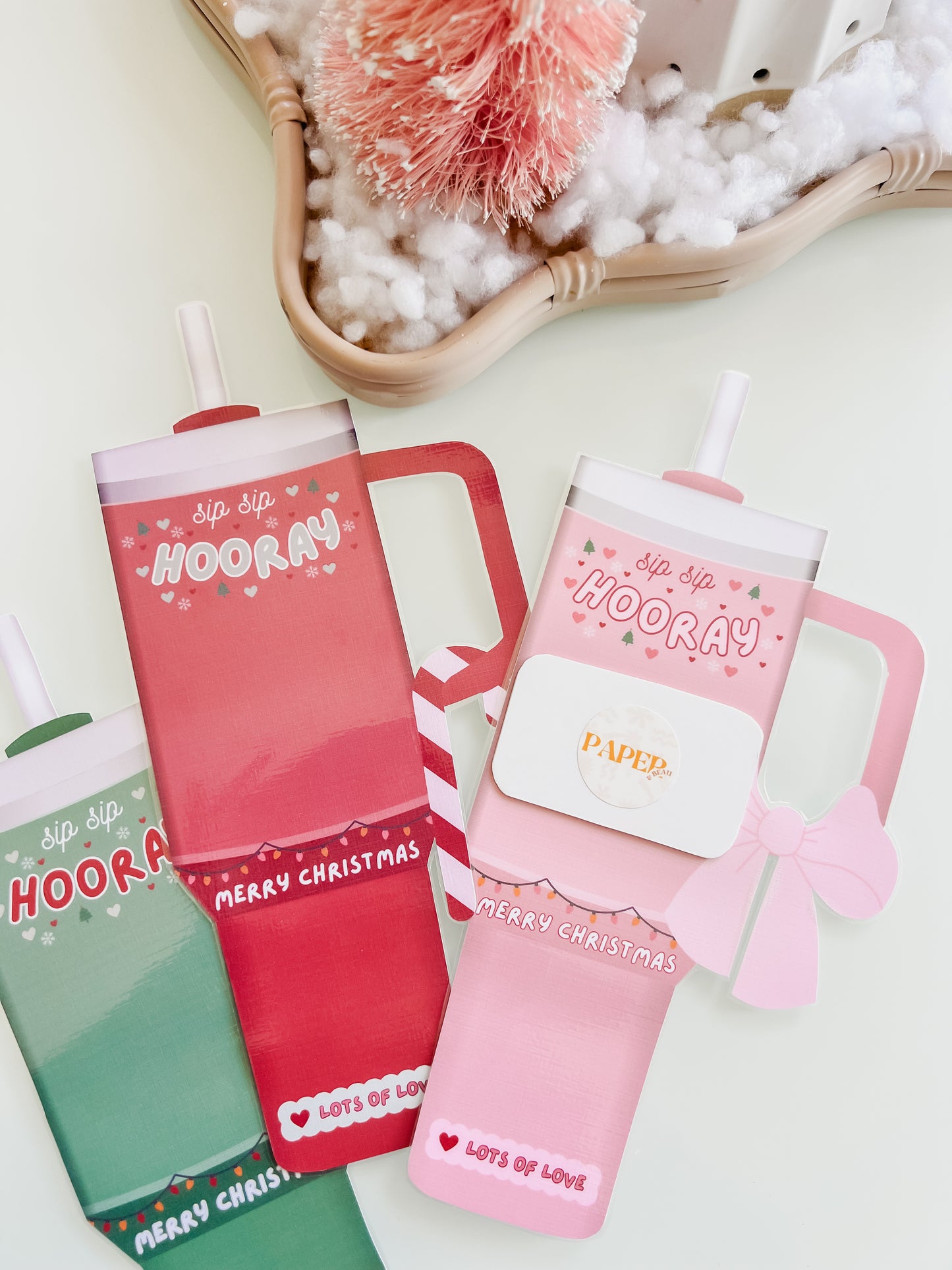 Sip & Gift Cup Card Holder