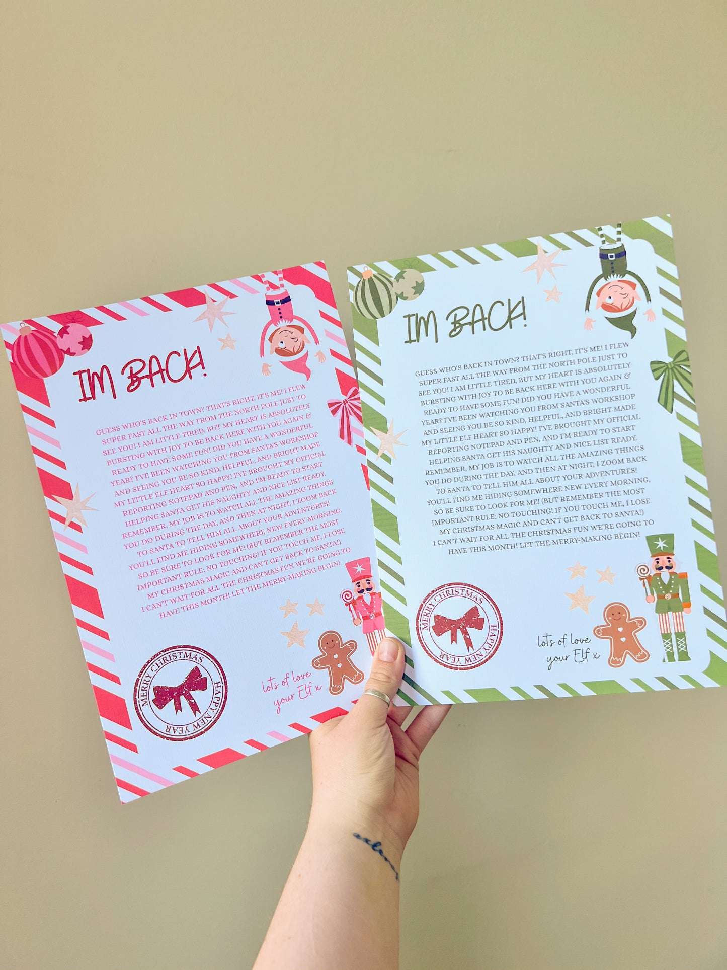 Elf Arrival Letter