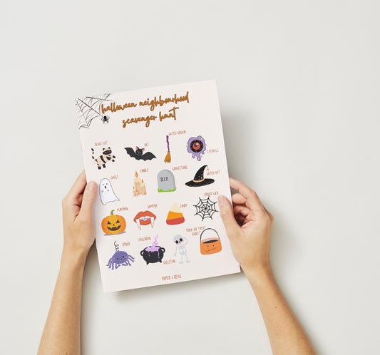 Halloween Scavenger Hunt