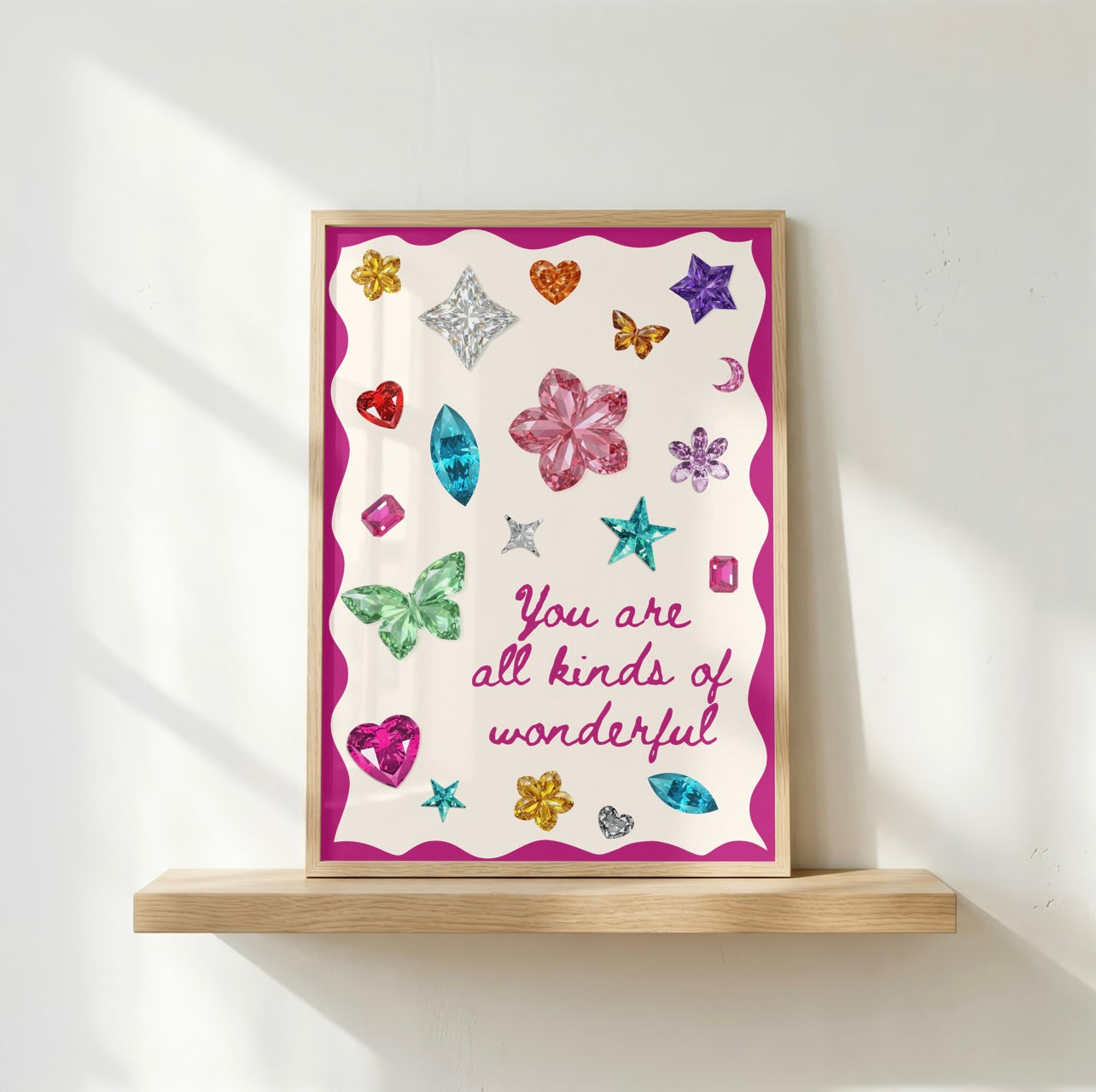 Gemstone Affirmation Print