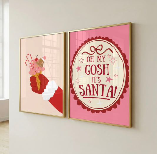 It’s Santa Print