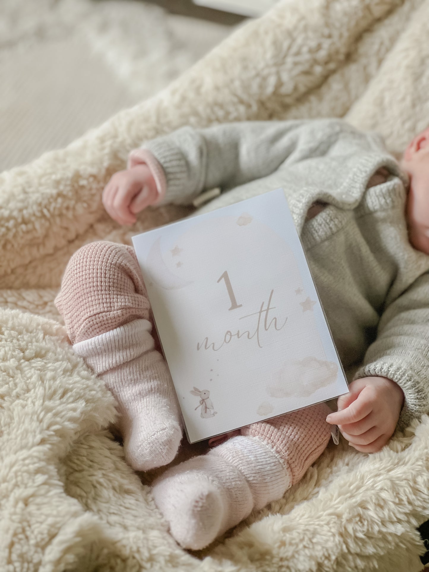 Clouded Moments - Monthly Milestone Cards