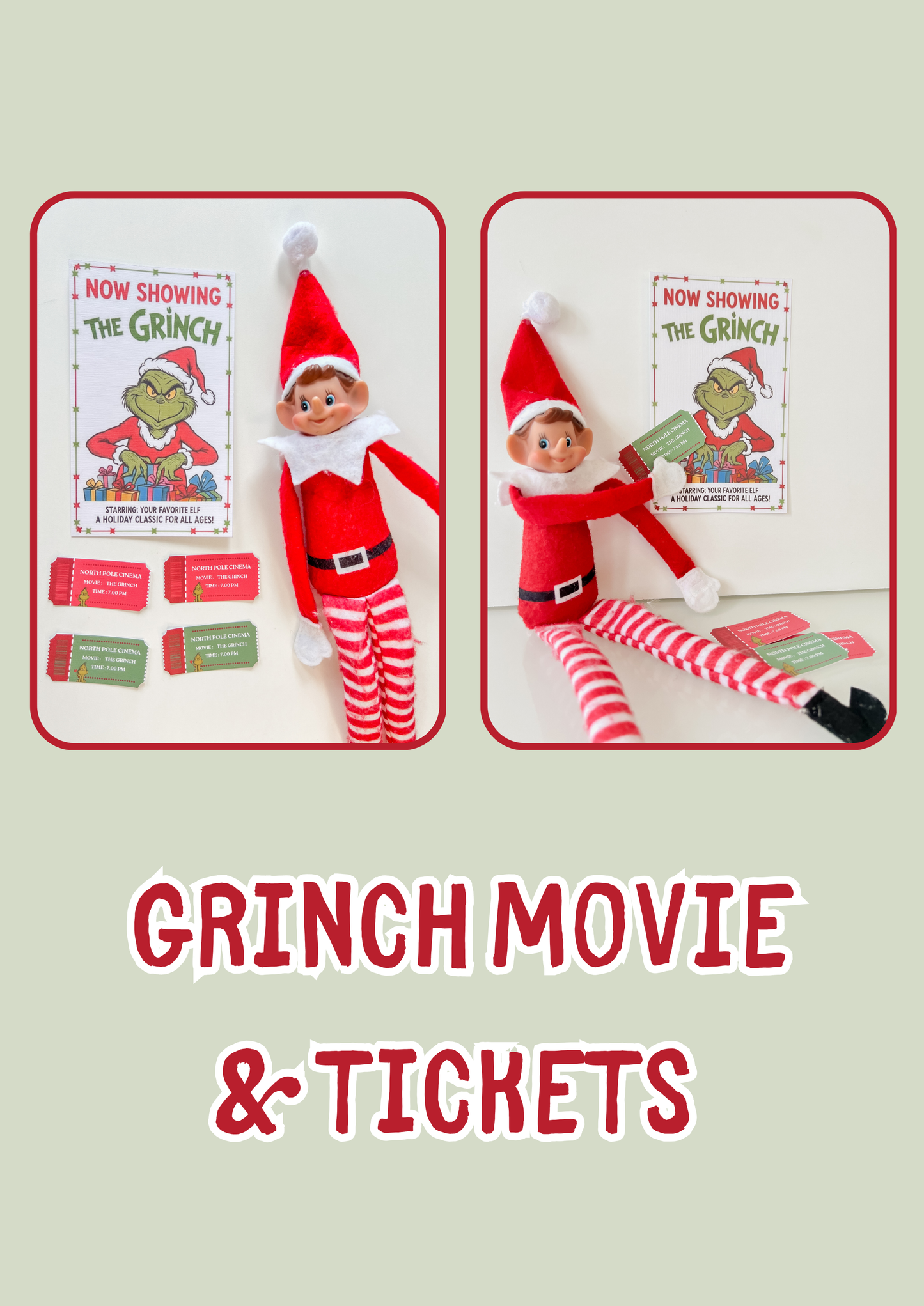 Digital & Physical Elf on the Shelf Props Bundle