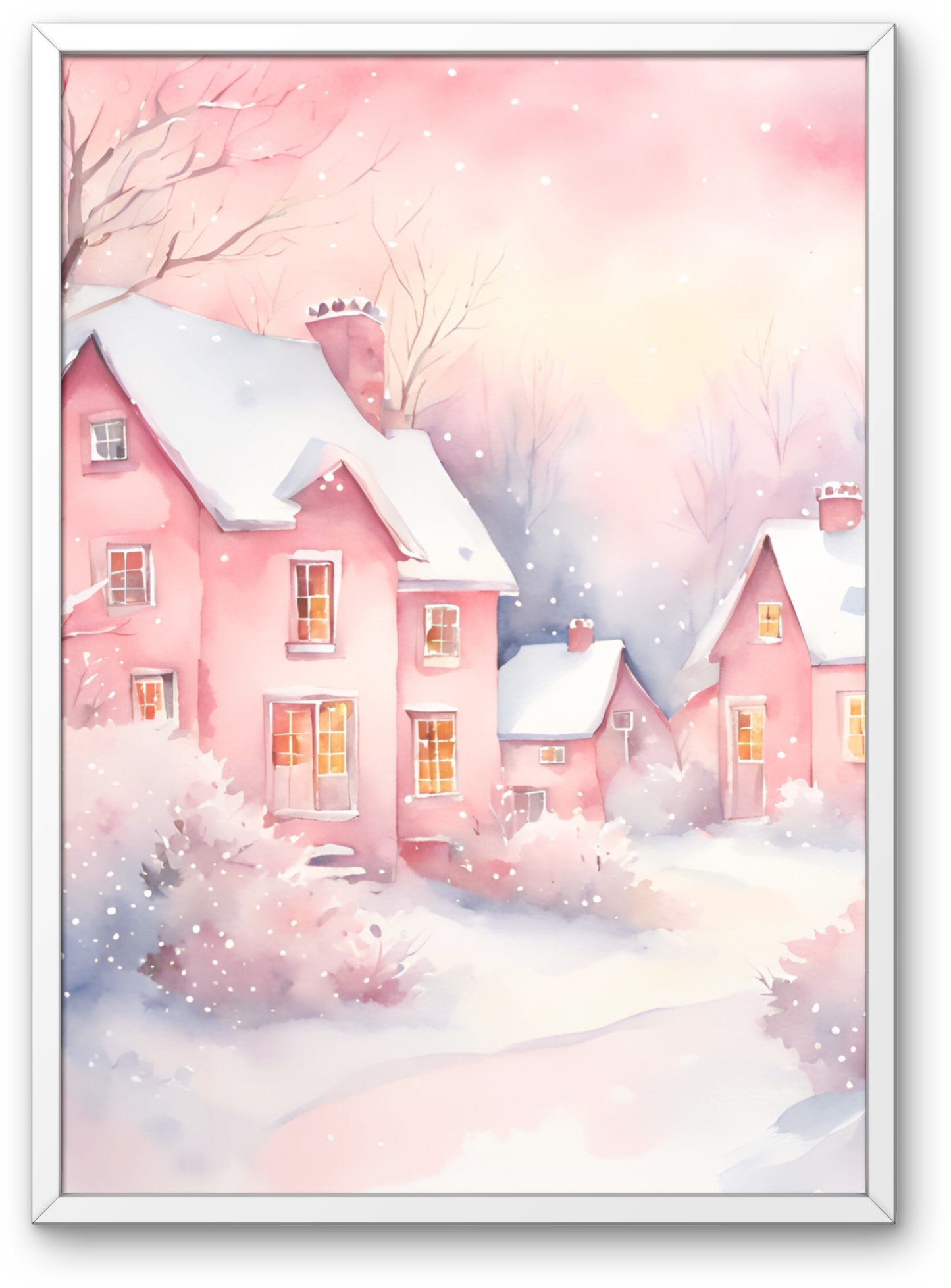 Christmas Village Print