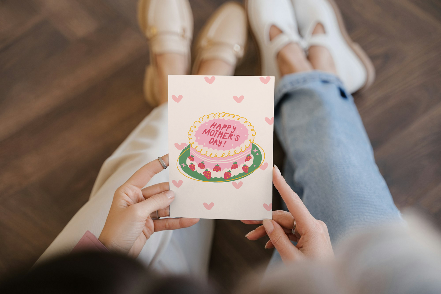 Mums Cake Card