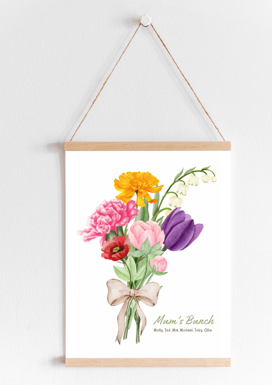 Mum’s Bunch Print