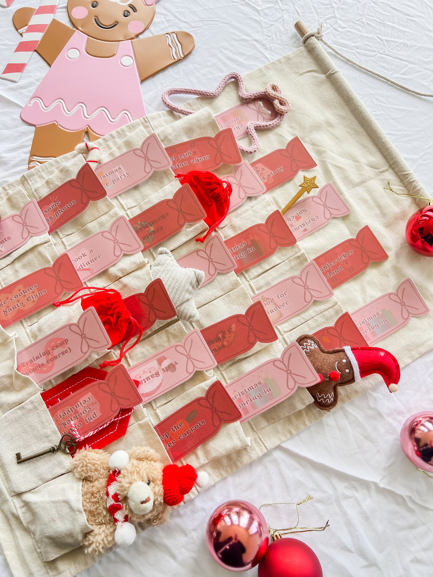 Christmas Cracker Advent Calendar Cards