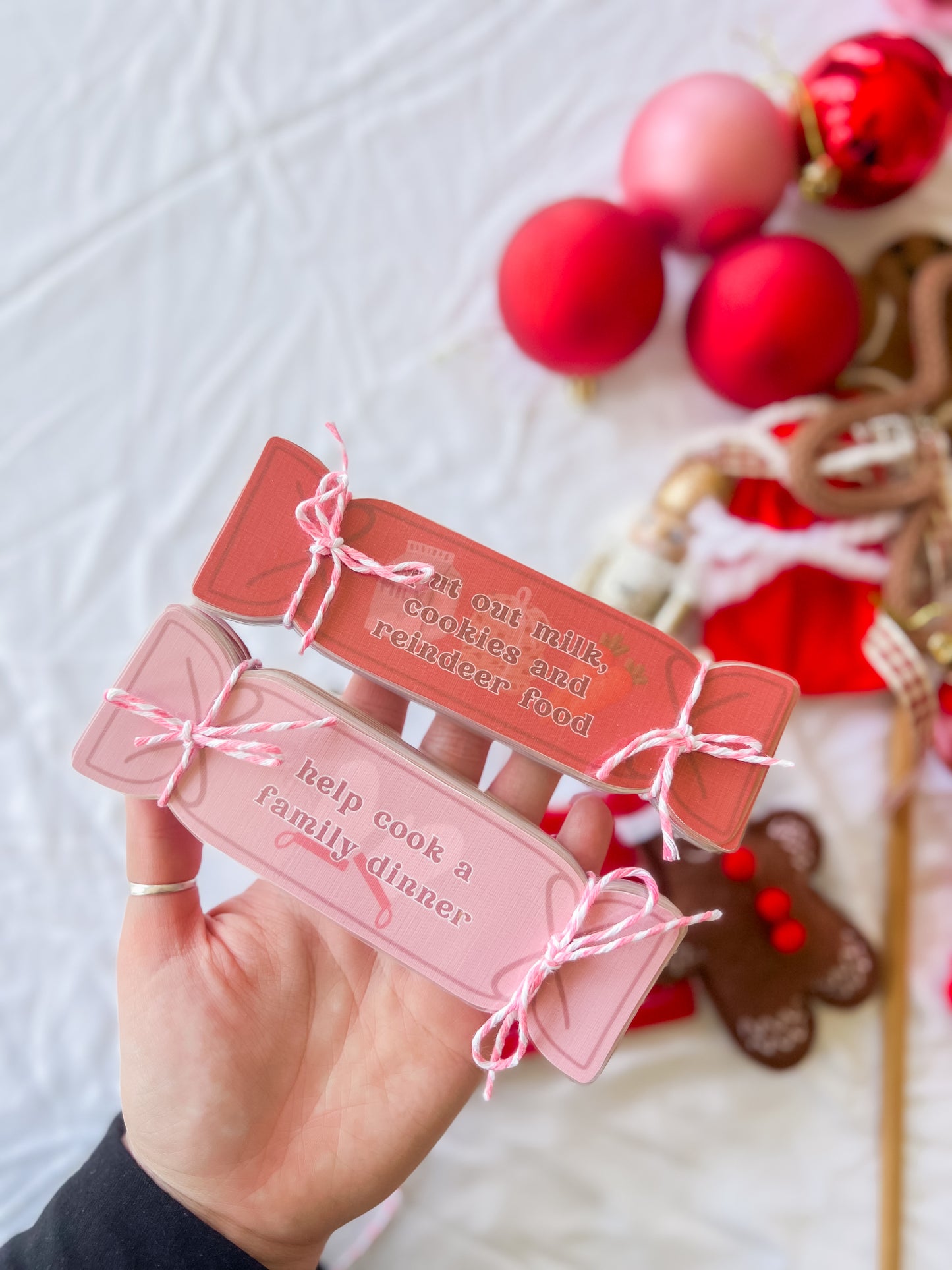 Christmas Cracker Advent Calendar Cards