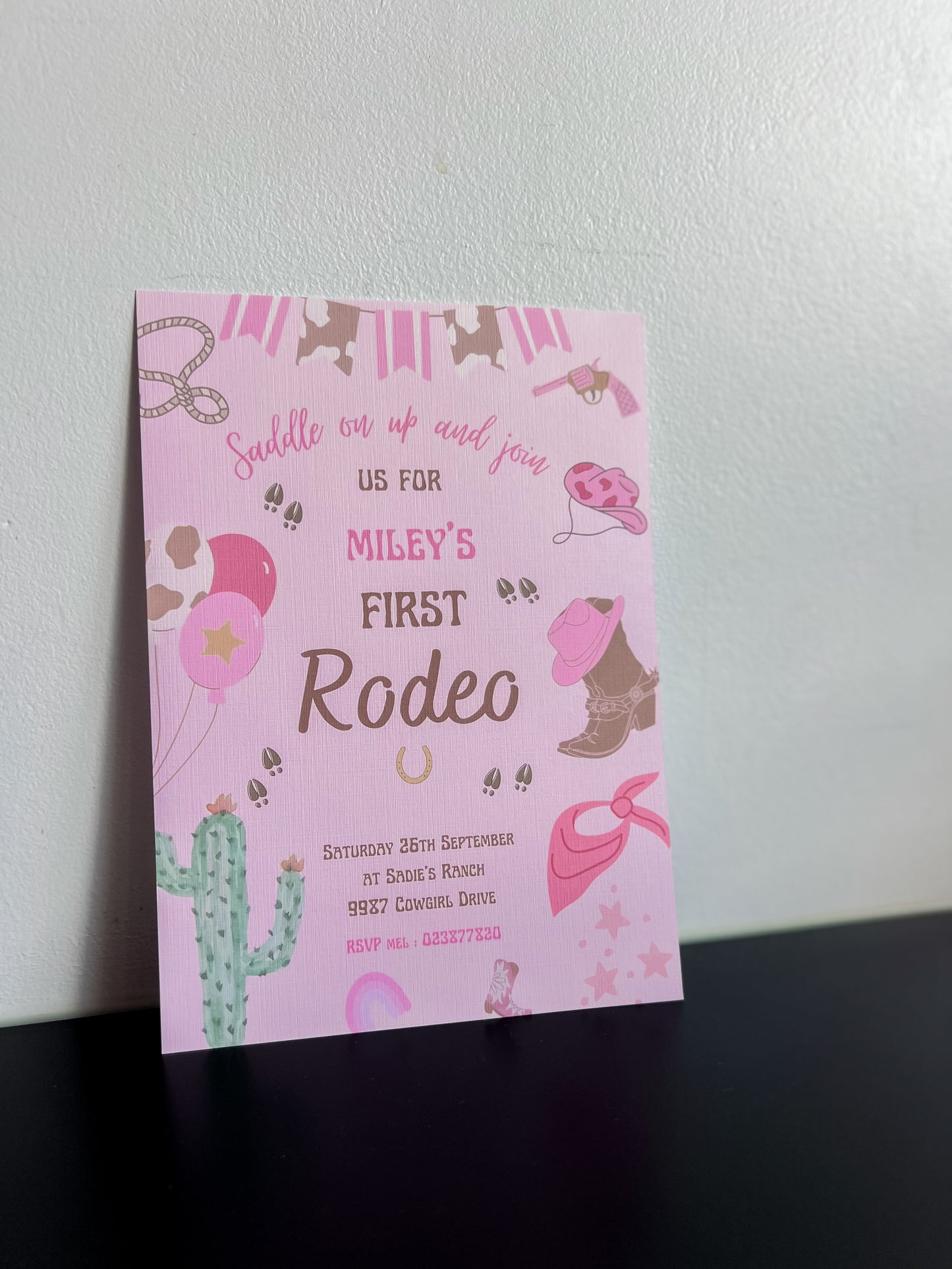 First Rodeo Party Invitation