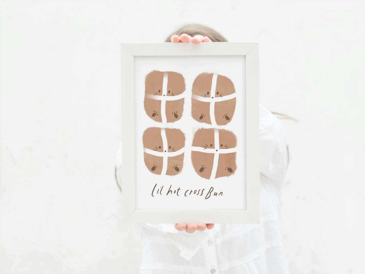 Lil Hot Cross Bun Print
