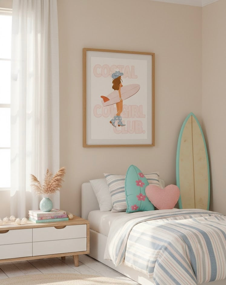 Coastal Cowgirl Club Print