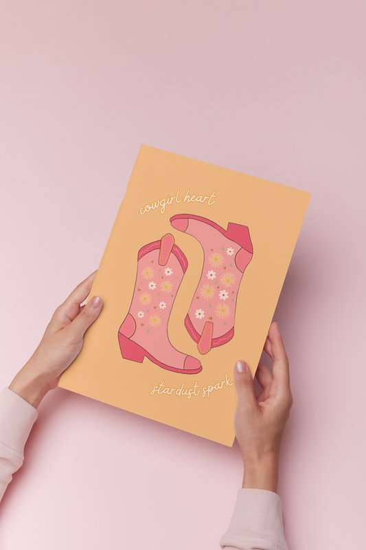 Cowgirl Heart Print