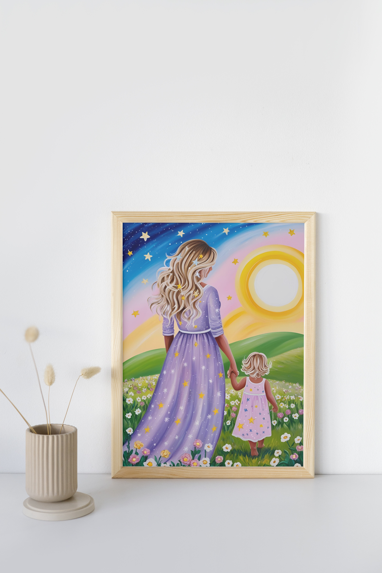 Sunrise & Meadows Print