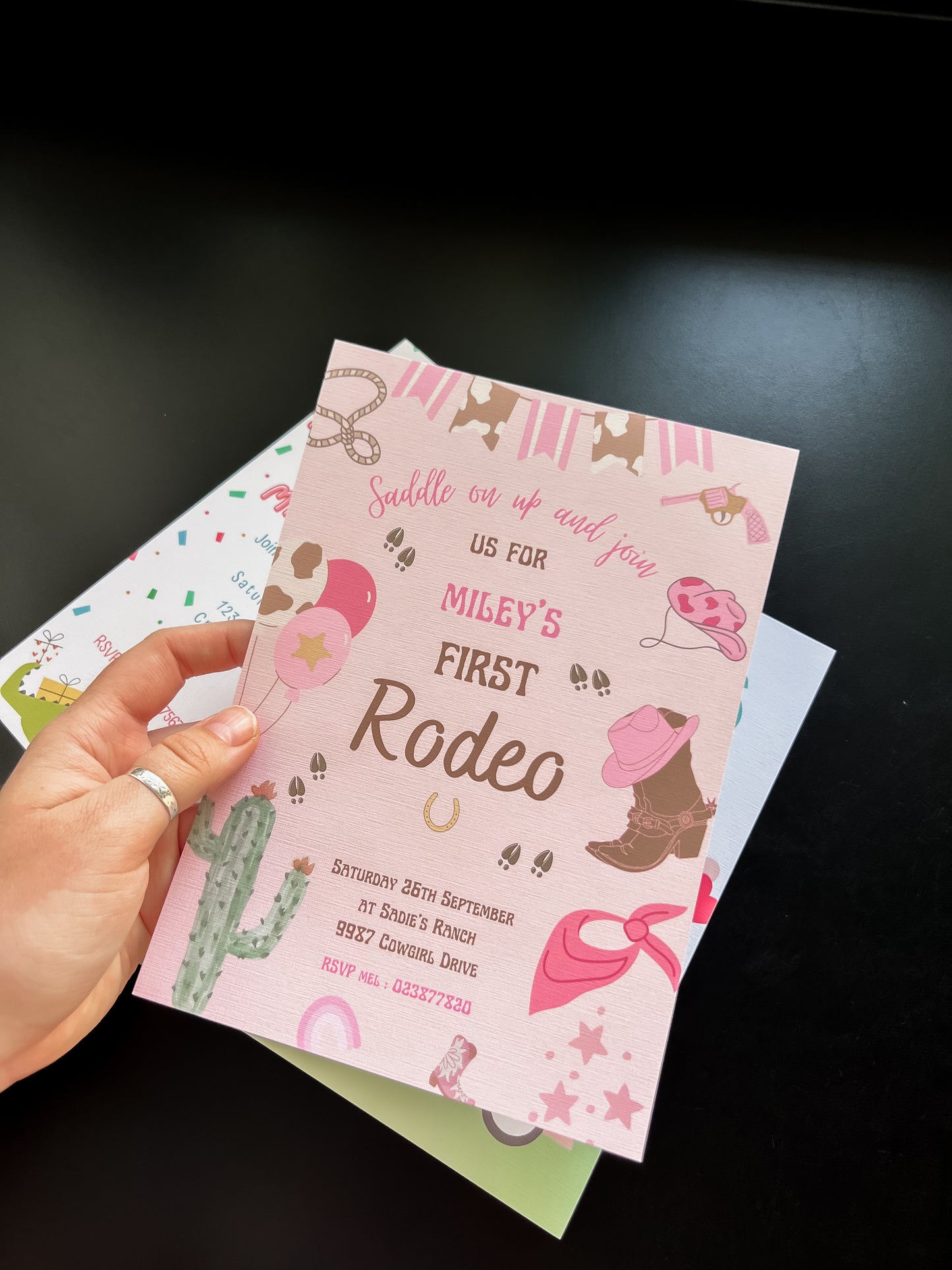 First Rodeo Party Invitation