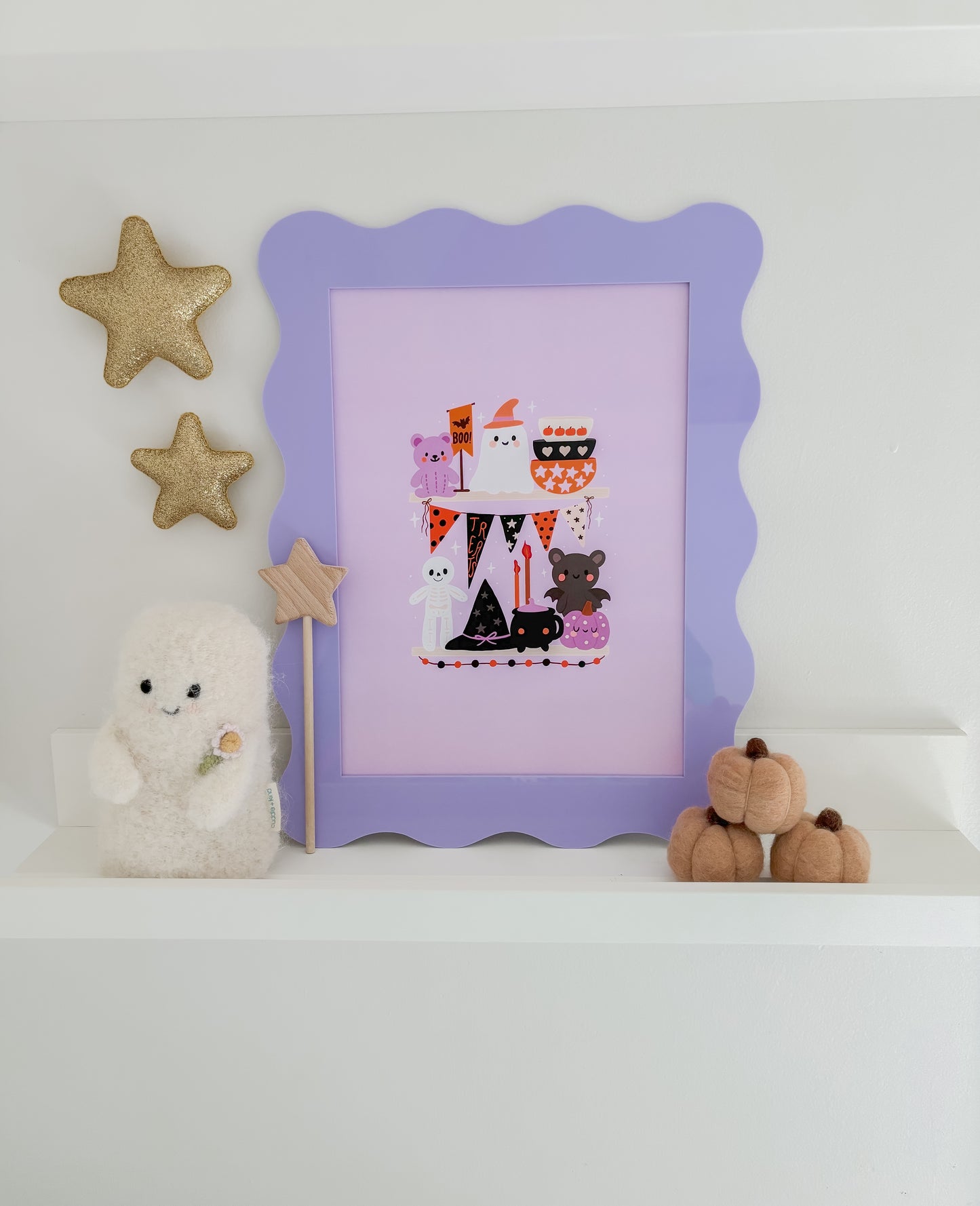 Spooky Shelf Print