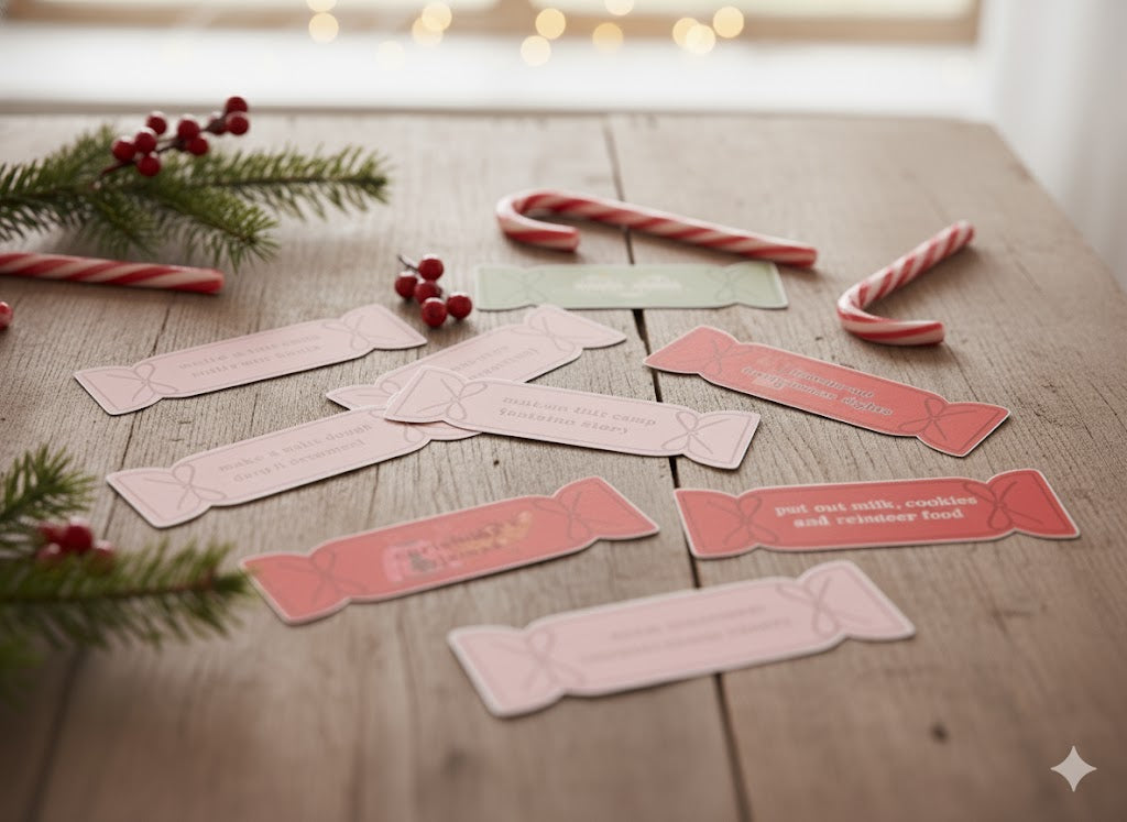 Christmas Cracker Advent Calendar Cards
