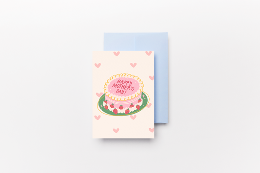 Mums Cake Card