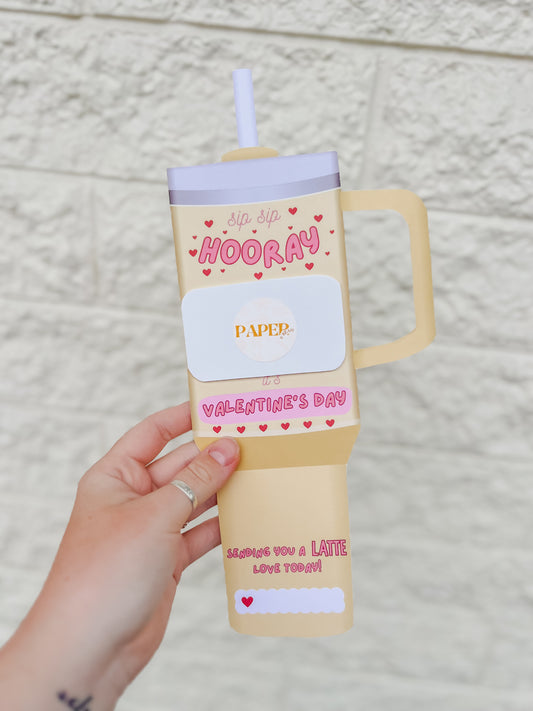 Sip & Gift Cup Card Holders