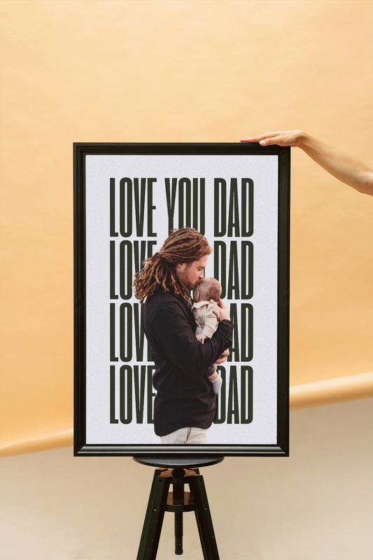 Dad Portrait Print
